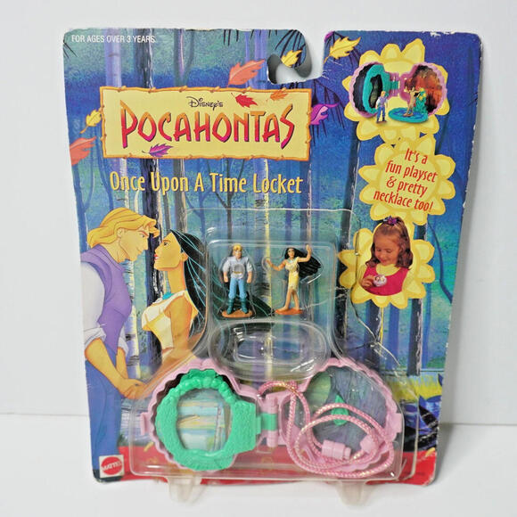Mattel Other - Vintage Disney Mattel Pocahontas Once Upon A Time Locket Playset Necklace SEE